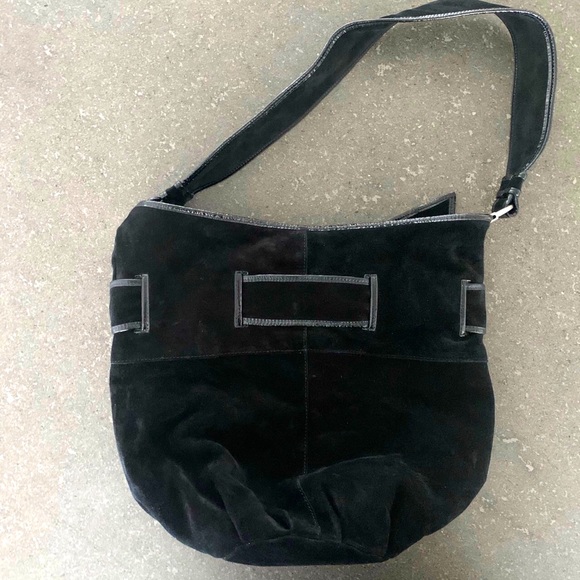 KOOBA Suede Bag with Bow : Over the Shoulder Hobo - Picture 2 of 2